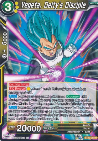 Vegeta, Deity's Disciple (BT12-092) [Vicious Rejuvenation] 