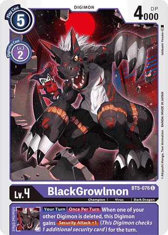 BlackGrowlmon [BT5-076] [Battle of Omni] 
