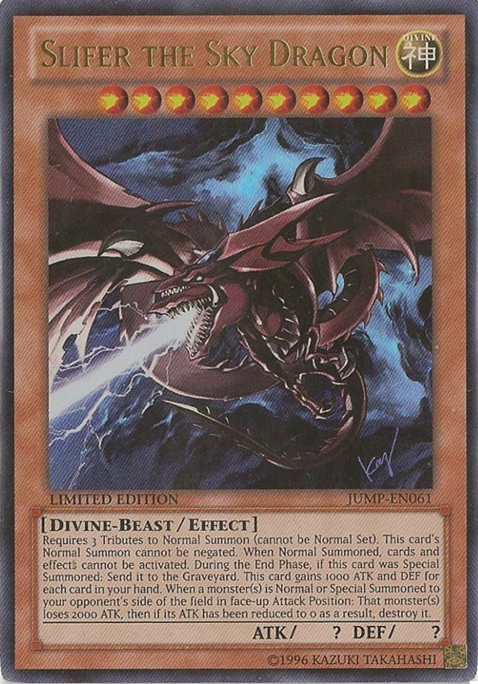 Slifer the Sky Dragon [JUMP-EN061] Ultra Rare 