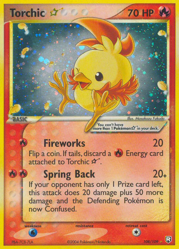 Torchic Star (108/109) [EX: Team Rocket Returns] 