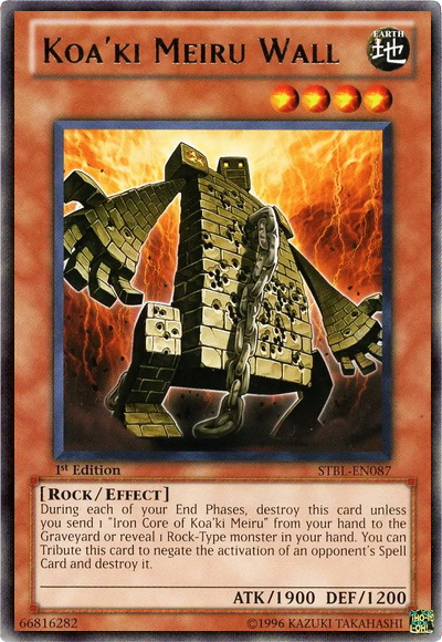 Koa'ki Meiru Wall [STBL-EN087] Rare 