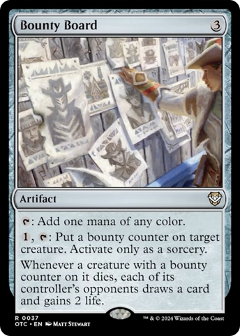 Bounty Board [Outlaws of Thunder Junction Commander] 