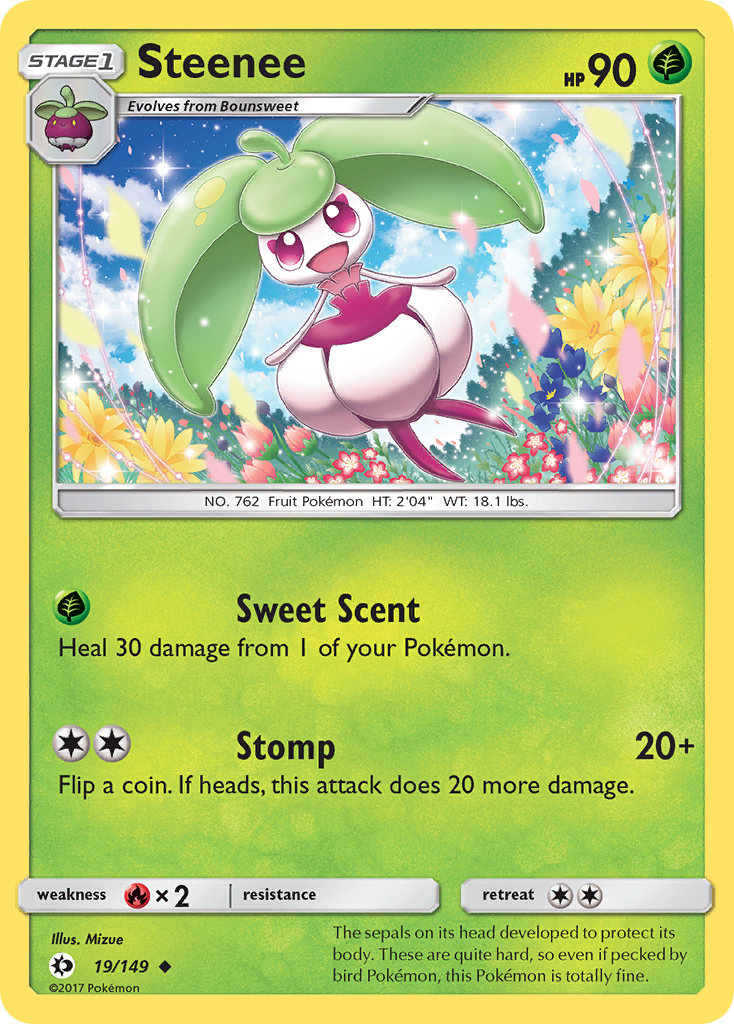 Steenee (19/149) [Sun &amp; Moon: Base Set] 
