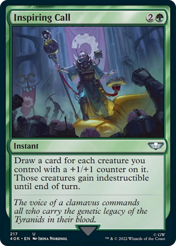 Inspiring Call (Surge Foil) [Warhammer 40,000] 