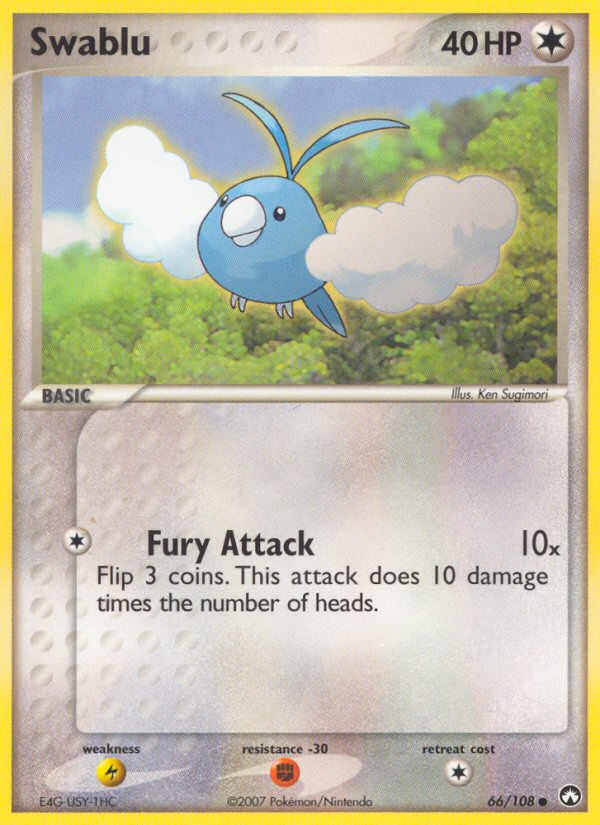Swablu (66/108) [EX: Power Keepers] 