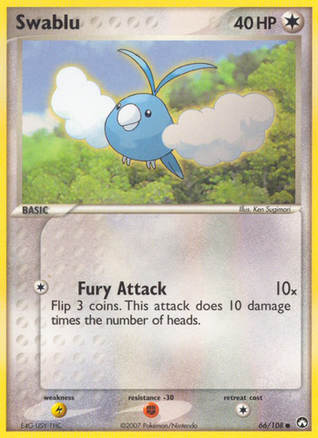 Swablu (66/108) [EX: Power Keepers] 