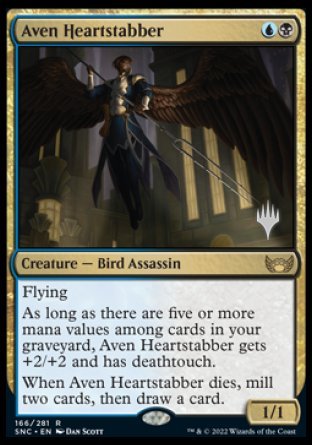 Aven Heartstabber (Promo Pack) [Streets of New Capenna Promos] 