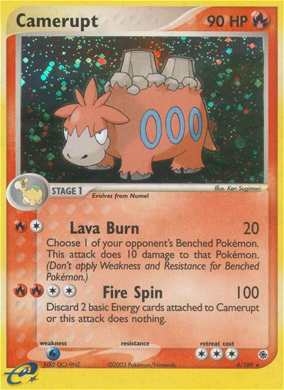 Camerupt (4/109) [EX: Ruby &amp; Sapphire] 