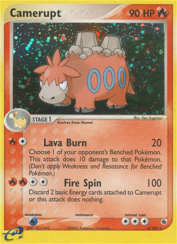 Camerupt (4/109) [EX: Ruby &amp; Sapphire] 