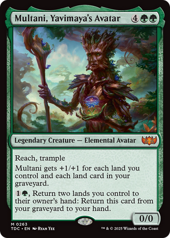 Multani, Yavimaya's Avatar [Tarkir: Dragonstorm Commander] 