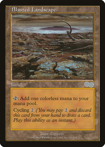 Blasted Landscape [Urza's Saga] 