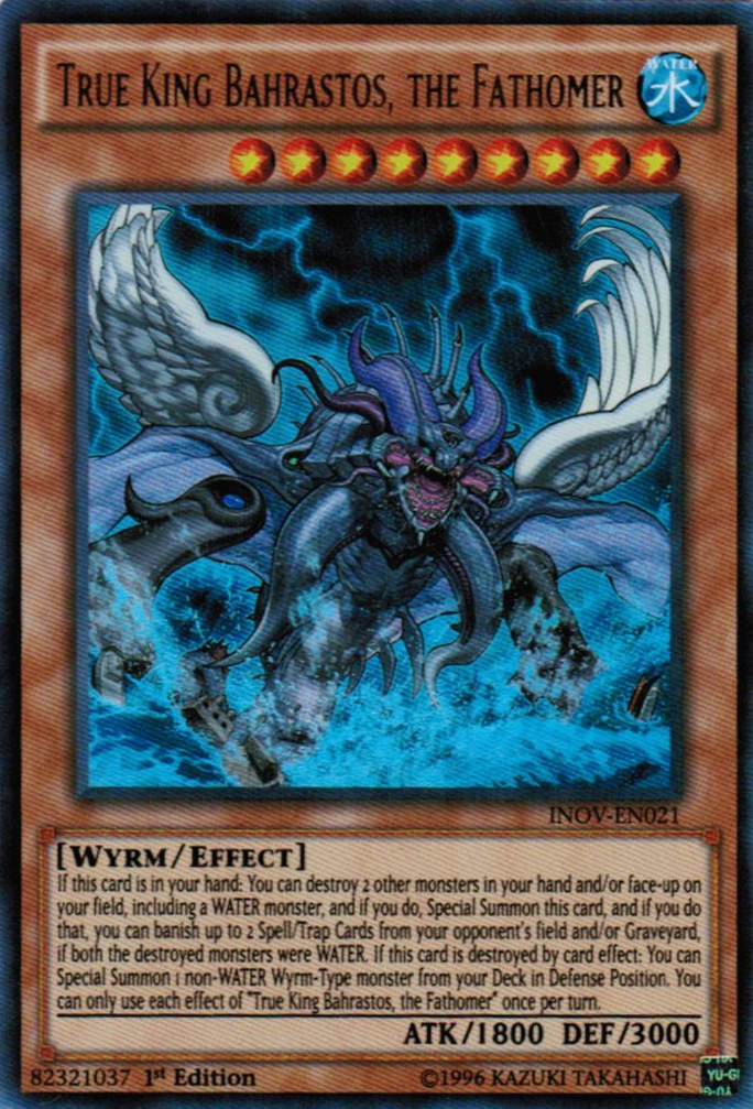 True King Bahrastos, the Fathomer [INOV-EN021] Ultra Rare 