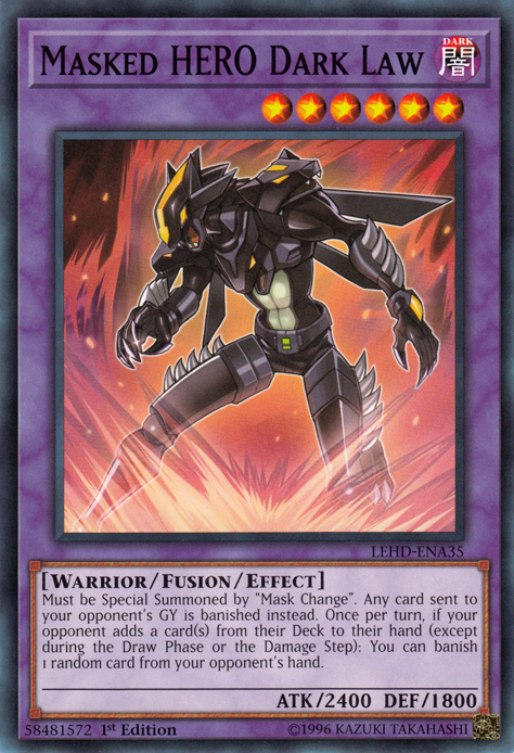 Masked Hero Dark Law [LEHD-ENA35] Common 