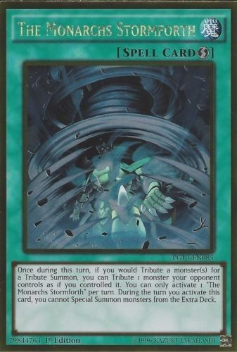 The Monarchs Stormforth [PGL3-EN085] Gold Rare 