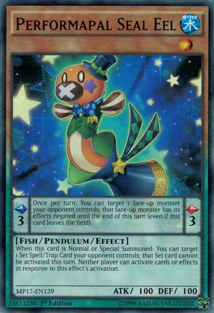 Performapal Seal Eel [MP17-EN129] Common 