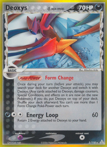 Deoxys (3/110) (Delta Species) [EX: Holon Phantoms] 