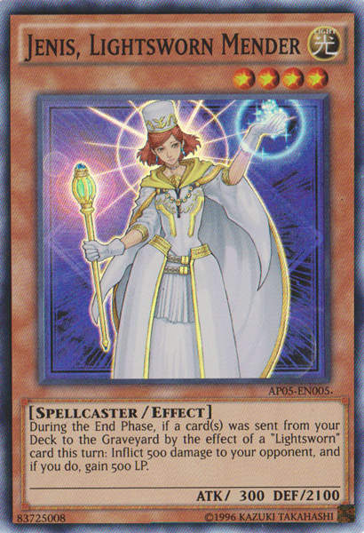Jenis, Lightsworn Mender [AP05-EN005] Super Rare 