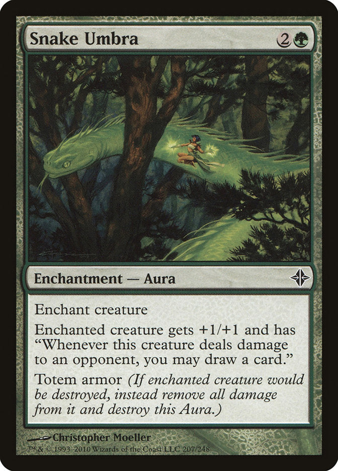 Snake Umbra [Rise of the Eldrazi] 