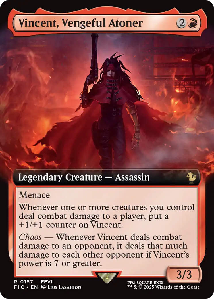 Vincent, Vengeful Atoner (Extended Art) [FINAL FANTASY Commander] 