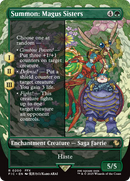 Summon: Magus Sisters (Borderless) [FINAL FANTASY Commander] 