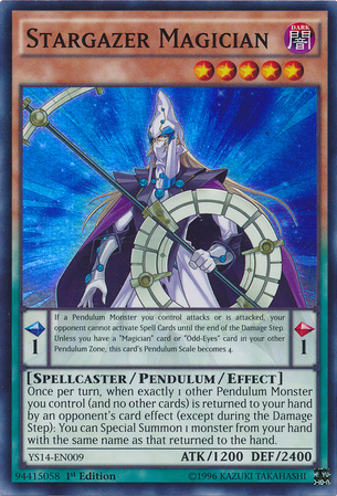 Stargazer Magician [YS14-EN009] Super Rare 