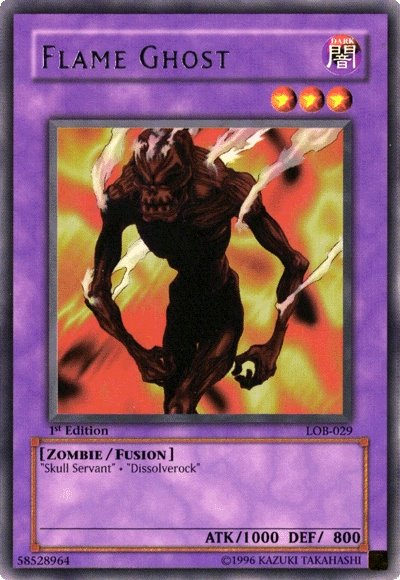 Flame Ghost [LOB-029] Rare 