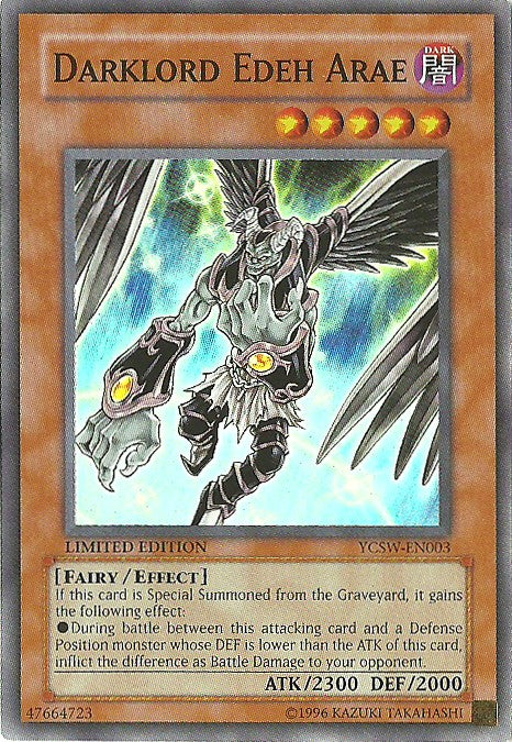 Darklord Edeh Arae [YCSW-EN003] Super Rare 