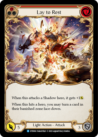 Lay to Rest (Red) [DTD082] (Dusk Till Dawn) Rainbow Foil 