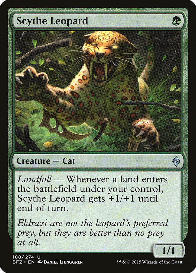 Scythe Leopard [Battle for Zendikar] 
