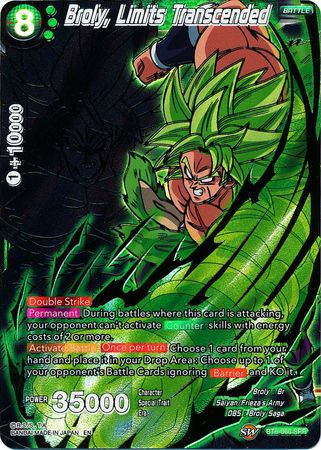 Broly, Limits Transcended (SPR) (BT6-060) [Destroyer Kings] 