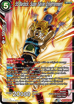 SS Bardock, Super Saiyan Enlightenment (BT13-010) [Supreme Rivalry] 