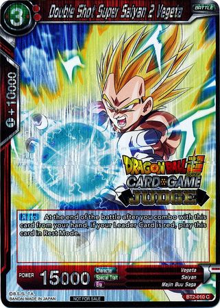 Double Shot Super Saiyan 2 Vegeta (BT2-010) [Judge Promotion Cards] 