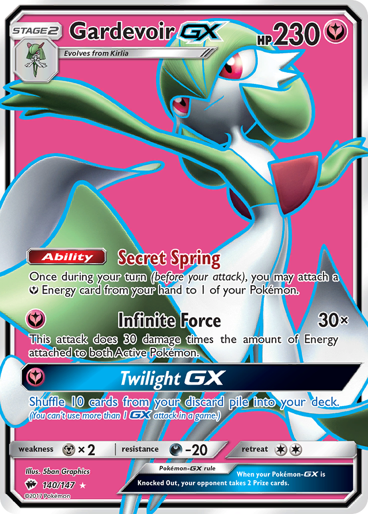 Gardevoir GX (140/147) [Sun &amp; Moon: Burning Shadows] 