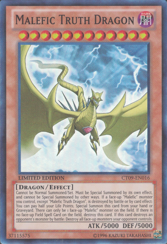 Malefic Truth Dragon [CT09-EN016] Super Rare 