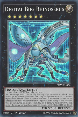 Digital Bug Rhinosebus [SHVI-EN056] Super Rare 
