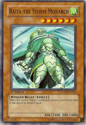 Raiza the Storm Monarch [FOTB-EN026] Super Rare 