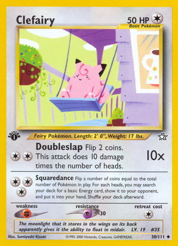 Clefairy (30/111) [Neo Genesis 1st Edition] 