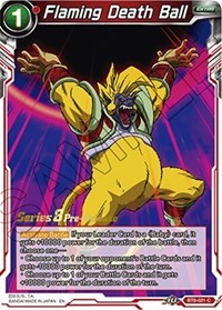 Flaming Death Ball (BT8-021_PR) [Malicious Machinations Prerelease Promos] 