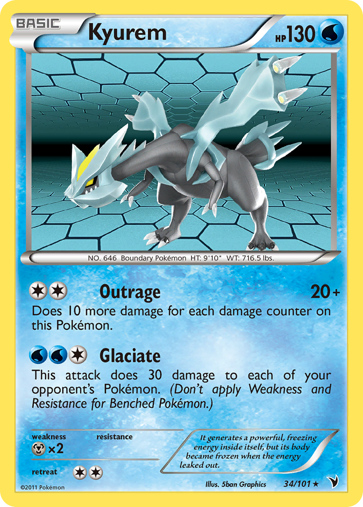 Kyurem (34/101) [Black &amp; White: Noble Victories] 