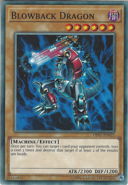 Blowback Dragon [OP07-EN025] Common 