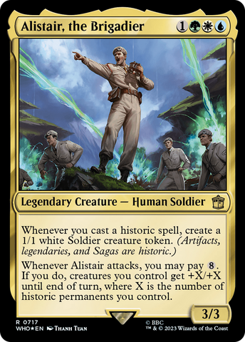 Alistair, the Brigadier (Surge Foil) [Doctor Who] 