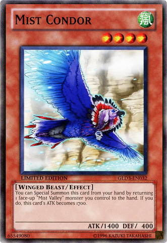 Mist Condor [GLD3-EN032] Common 