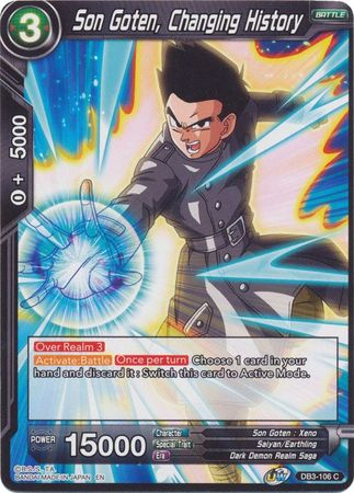 Son Goten, Changing History (DB3-106) [Giant Force] 