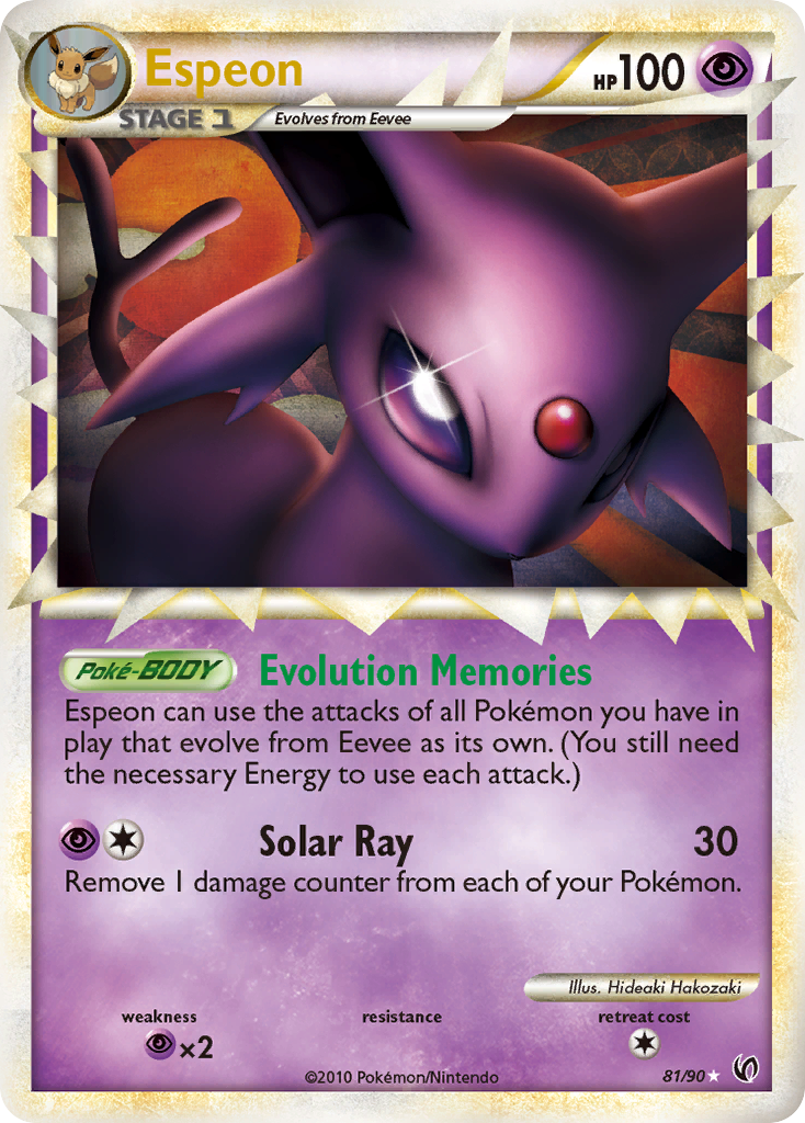Espeon (81/90) [HeartGold &amp; SoulSilver: Undaunted] 
