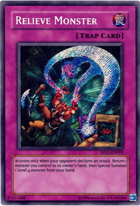 Relieve Monster [RP01-EN093] Secret Rare 