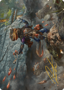 Agate Instigator Art Card (Gold-Stamped Signature) [Bloomburrow Art Series] 