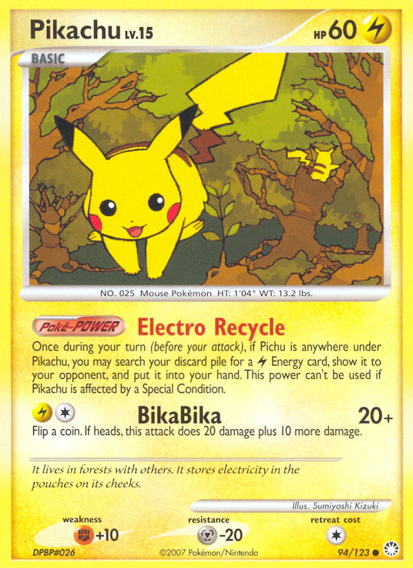 Pikachu (94/123) [Diamond &amp; Pearl: Mysterious Treasures] 