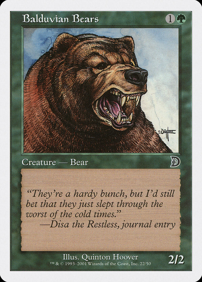 Balduvian Bears [Deckmasters] 
