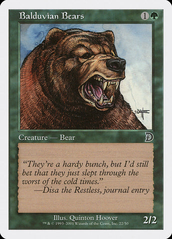 Balduvian Bears [Deckmasters] 