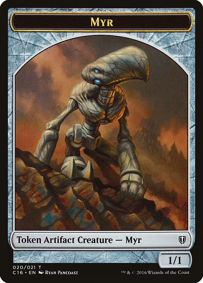 Myr // Bird (002) Double-Sided Token [Order 2016 Tokens] 